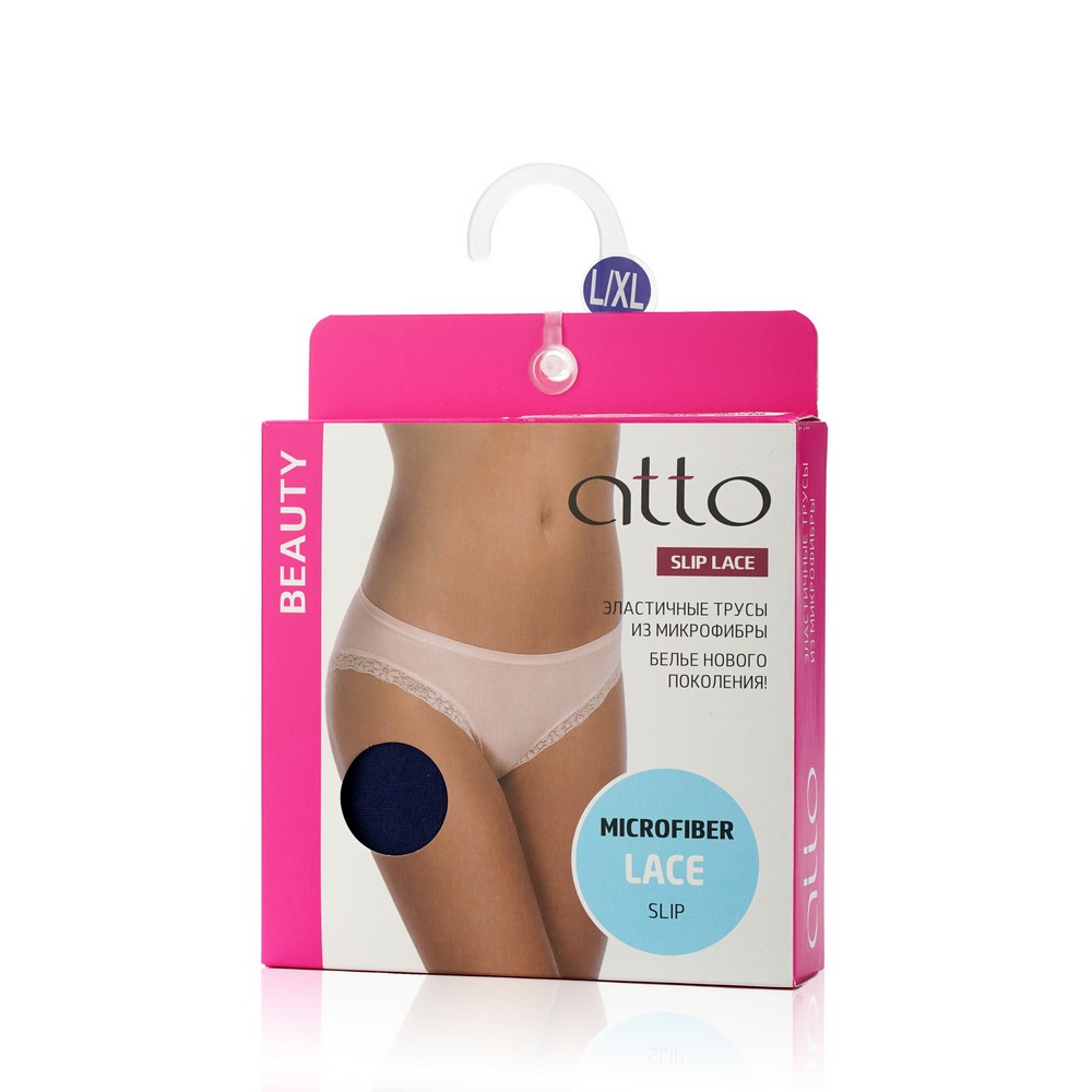 

Женские трусы Atto Lace slip vita alta Тёмно-синие L/XL