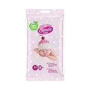 Детские влажные салфетки Smile Baby для новорожденных с пищевыми ингредиентами 24шт