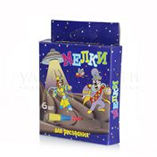 Набор школьных мелков Квартет цветные , 6шт