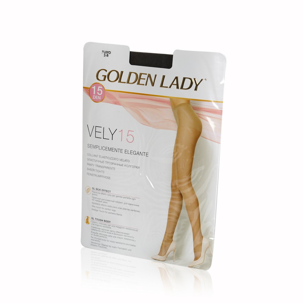 

Женские колготки Golden Lady Vely 15den fumo 2 размер