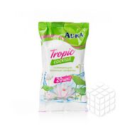 Освежающие Aura Tropic Cocktail влажные салфетки 20шт