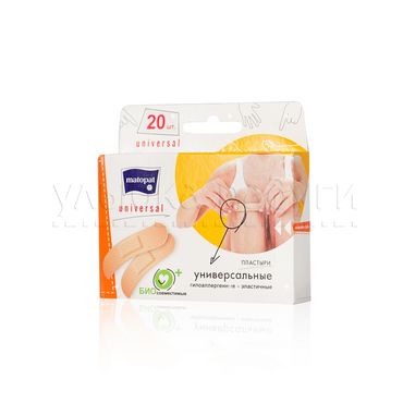 Пластырь Matopat Universal 19*76 20шт