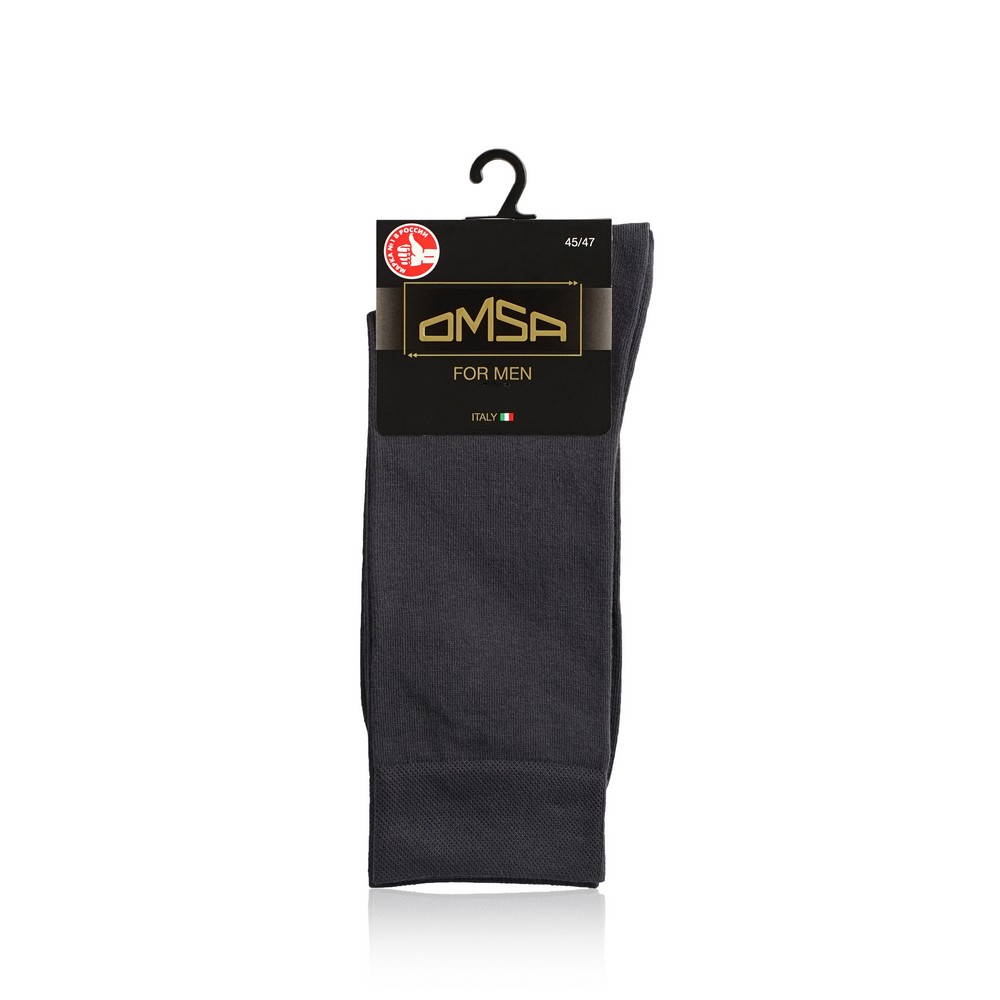 

Мужские носки Omsa Classic трикотажные , 204 , Grigio Scuro , р.45-47