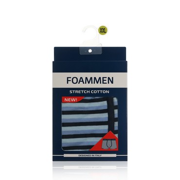 Мужские трусы Foammen Fo210005-1 , Широкая голубая полоска , XXL