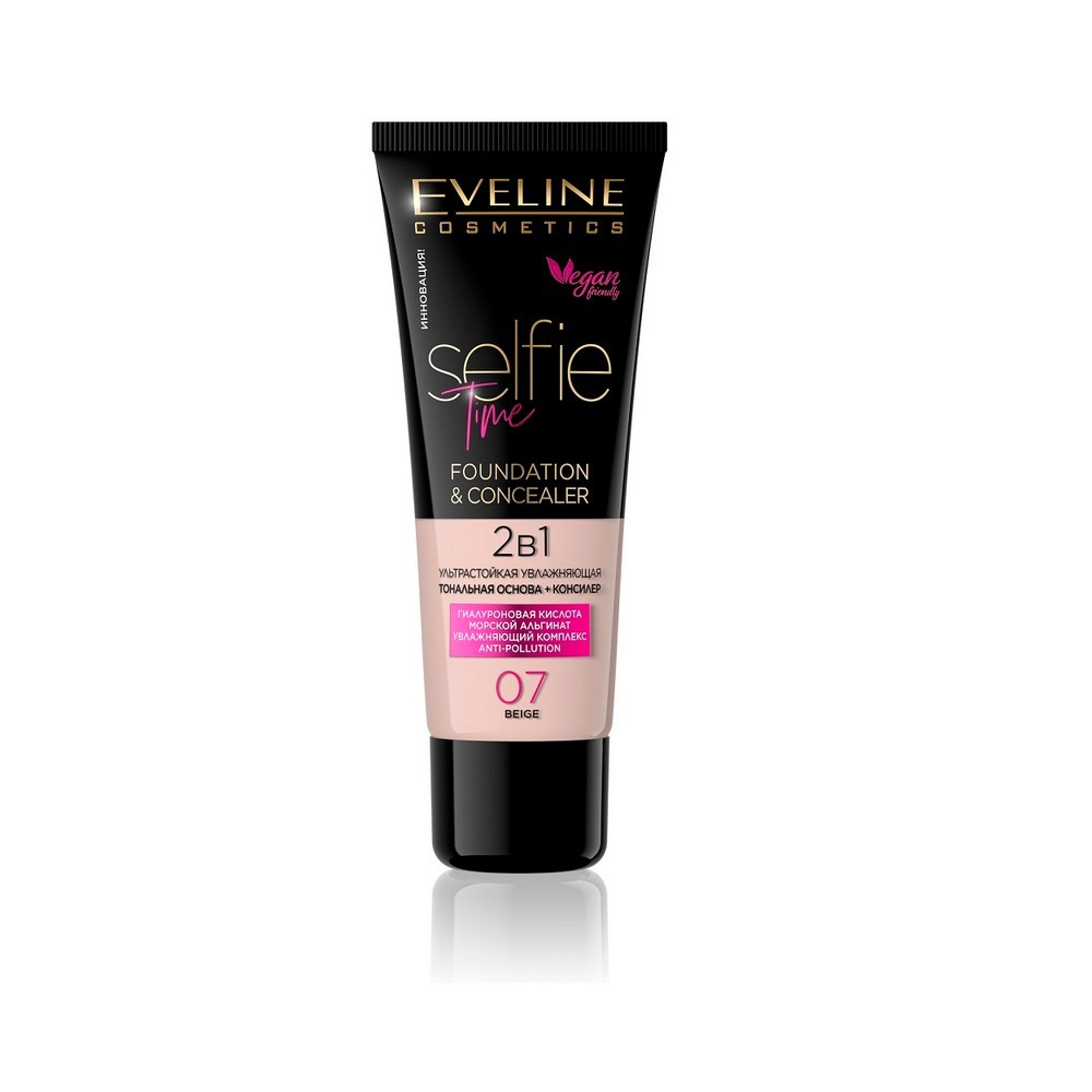 

Тональный крем для лица Eveline Selfie time 07 Beige 30мл