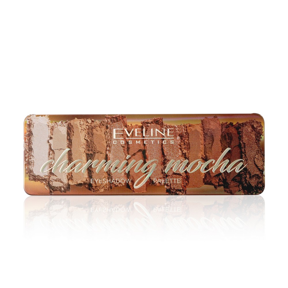 

Тени для век Eveline Charming Mocha 12 цветов