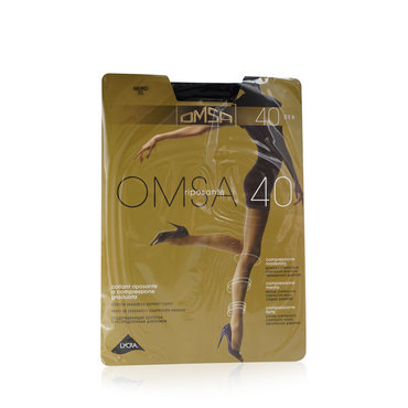 Женские колготки Omsa Riposante 40den Nero 5 размер