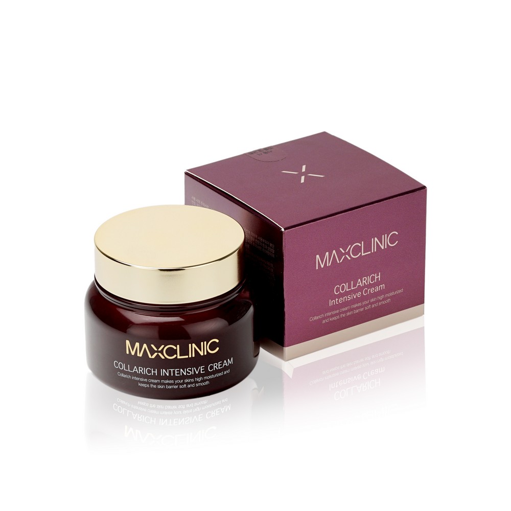 

Крем для повышения упругости кожи лица Maxclinic Collarich Intensive Cream с коллагеном и церамидами 50г