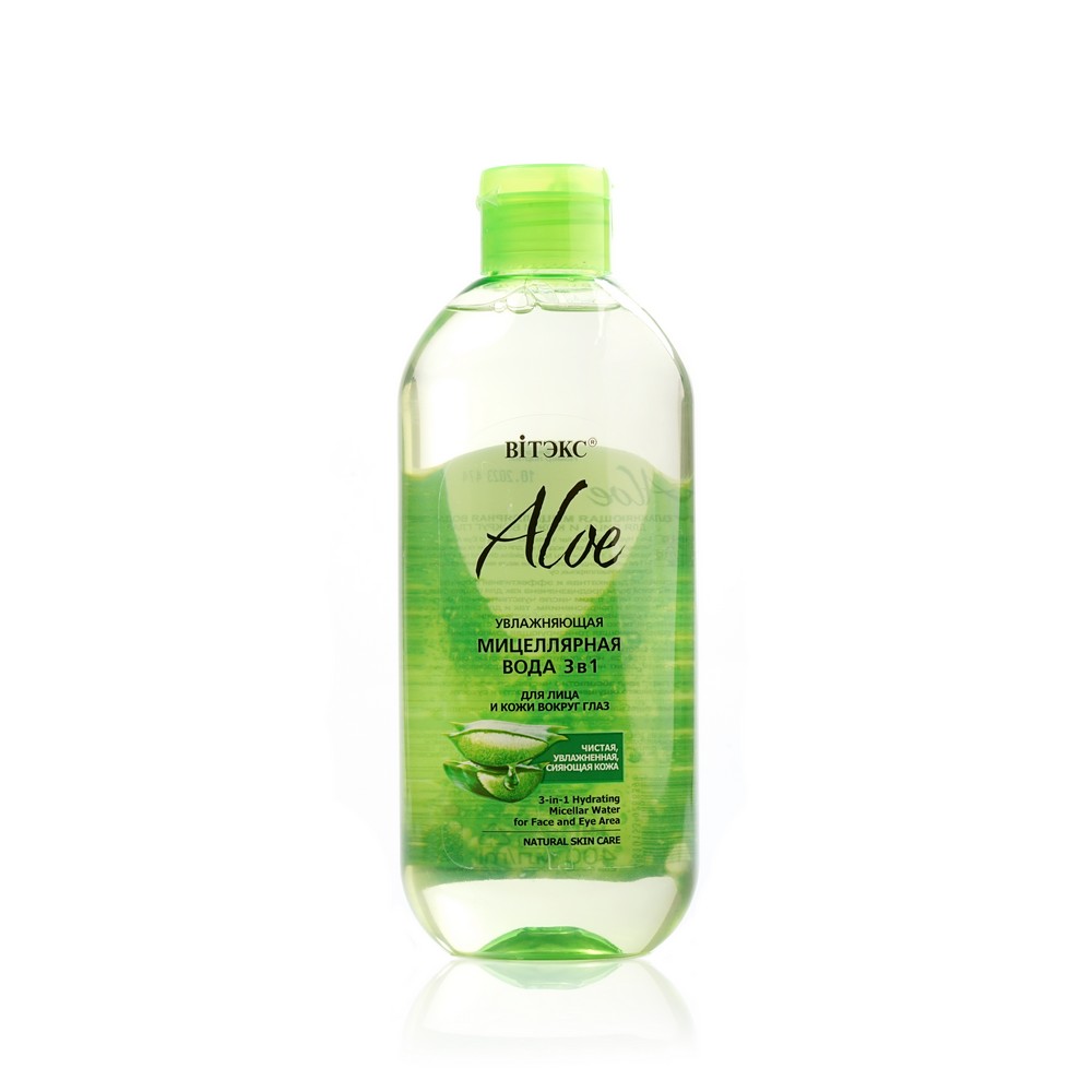 Увлажняющая мицеллярная вода для лица и кожи вокруг глаз Витэкс Aloe 97% 400мл