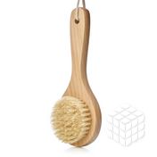 Щетка для тела Aqua Joy Romantic из натуральной щетины с деревянной ручкой 19,5см