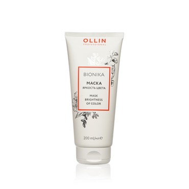 Маска для окрашенных волос Ollin Professional Bionika " Яркость цвета " 200мл