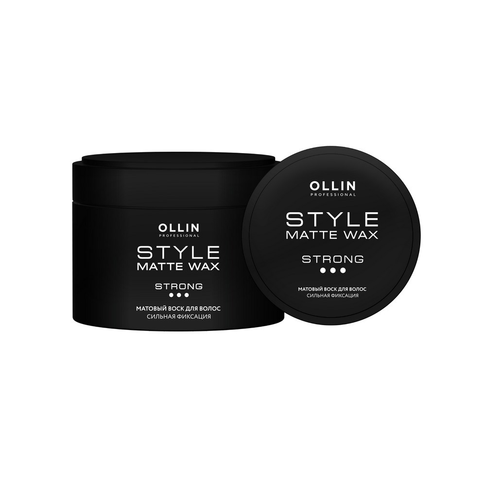 Воск Ollin Professional Style  матовый  для укладки волос , сильной фиксации 50г