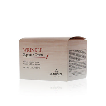 Питательный крем The Skin House Wrinkle Supreme для лица разглаживающий морщины , с женьшенем 50мл