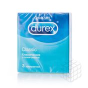 Презервативы DUREX " Classic " с гелем-смазкой 3шт