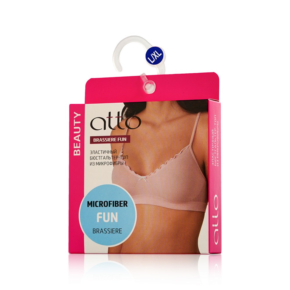 

Женский бюстгалтер - топ Atto Brassiere Funny из микрофибры Фиолетовый L/XL