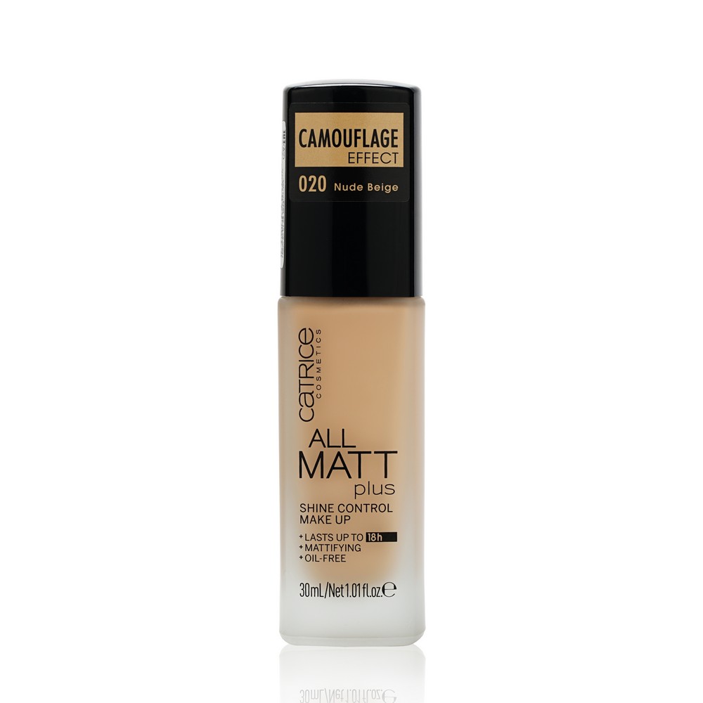 

Тональный крем для лица Catrice All Matt Plus Shine Control Make Up 020 Nude beige 30мл