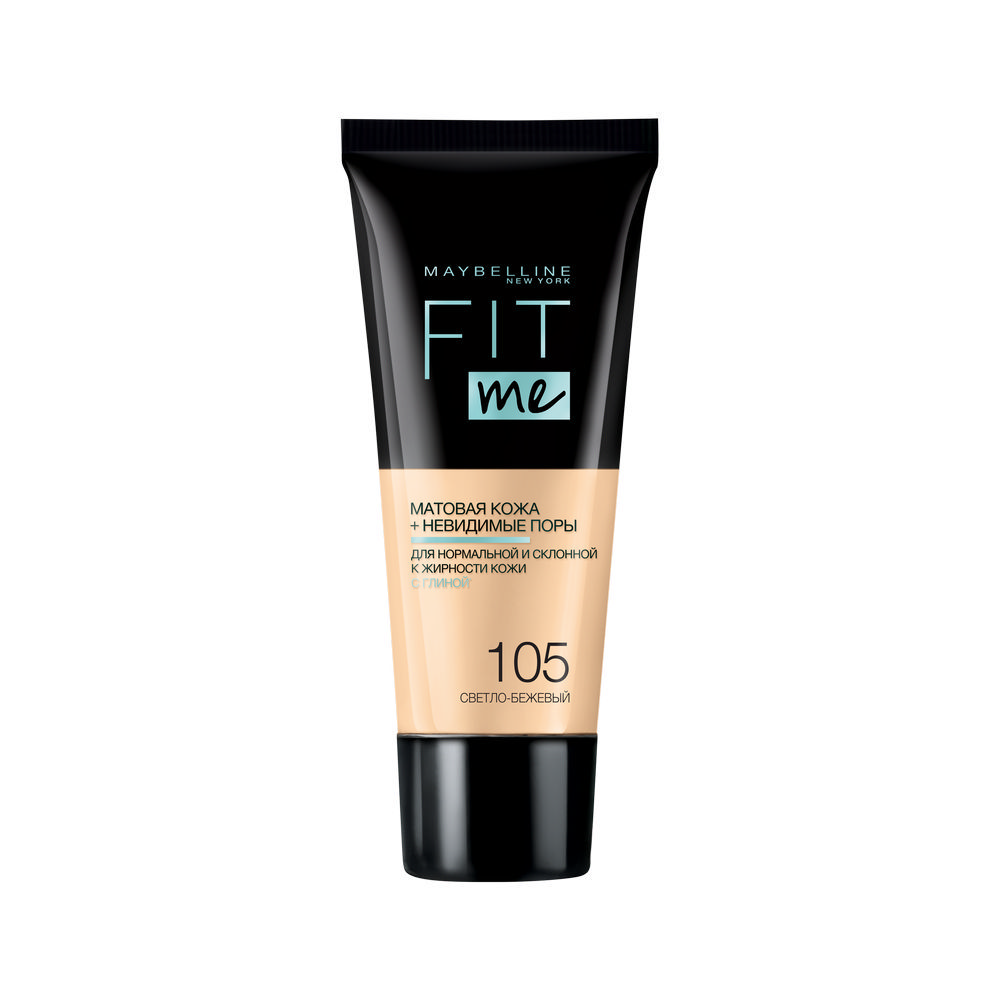 

Тональный крем для лица Maybelline New York Fit me! 105 Светло-бежевый 30мл