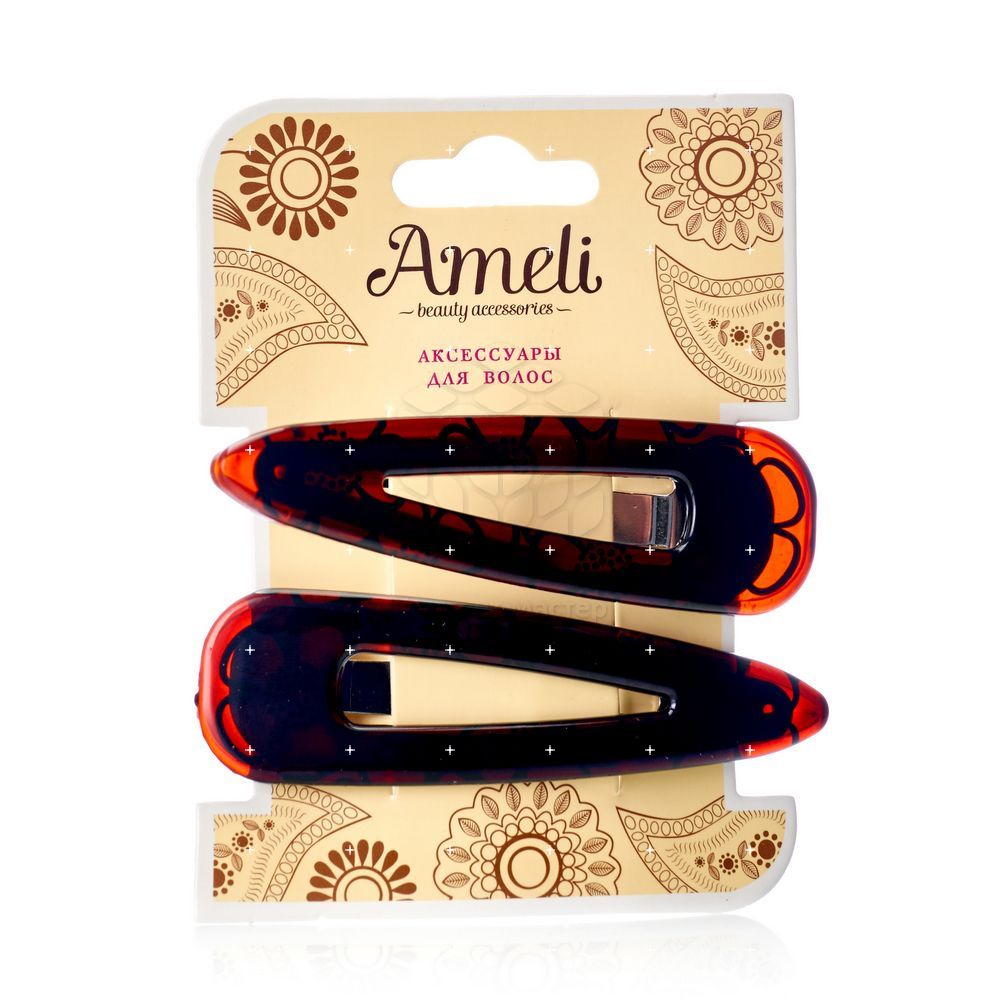 

Заколки Ameli для волос 8см 2шт