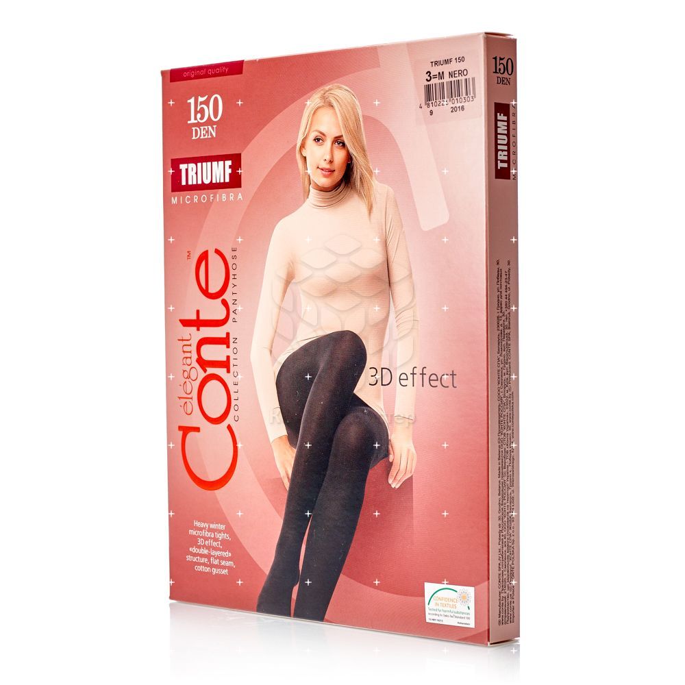

Женские колготки Conte TRIUMF 150den Nero 3 размер