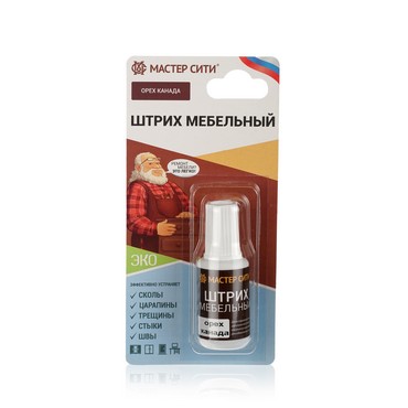 Штрих мебельный Мастер Сити , Орех Канада , 36г