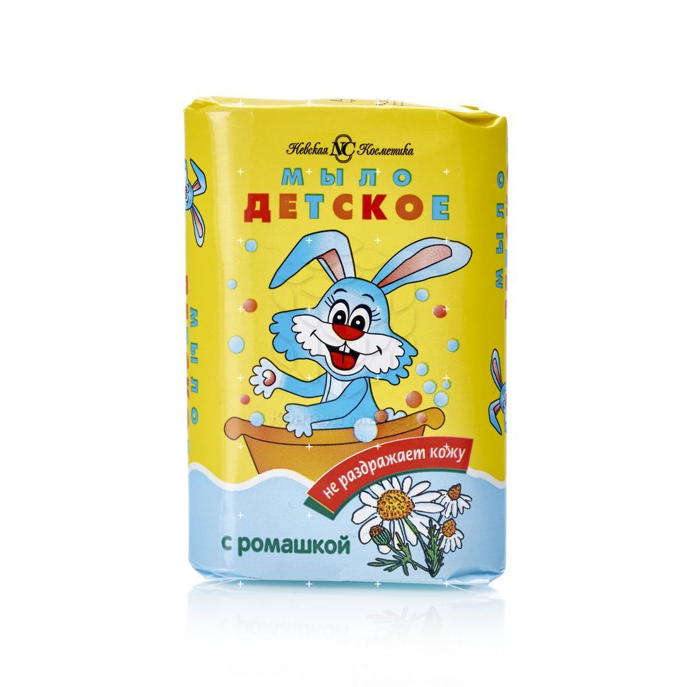 

Туалетное мыло Невская Косметика детское с экстрактом ромашки 90г