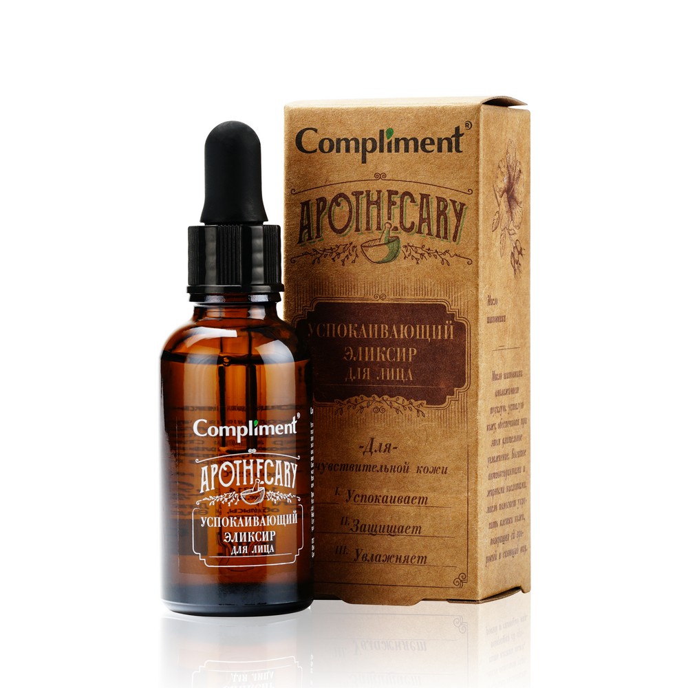 Успокаивающий эликсир для лица Compliment Apothecary 27мл