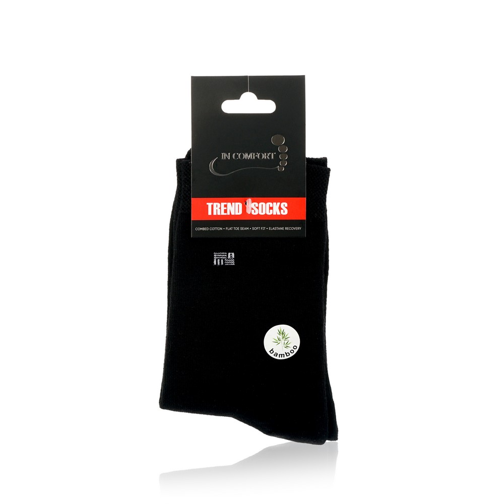 

Мужские носки Good Socks трикотажные , M29 , р.29 , бамбук , черные