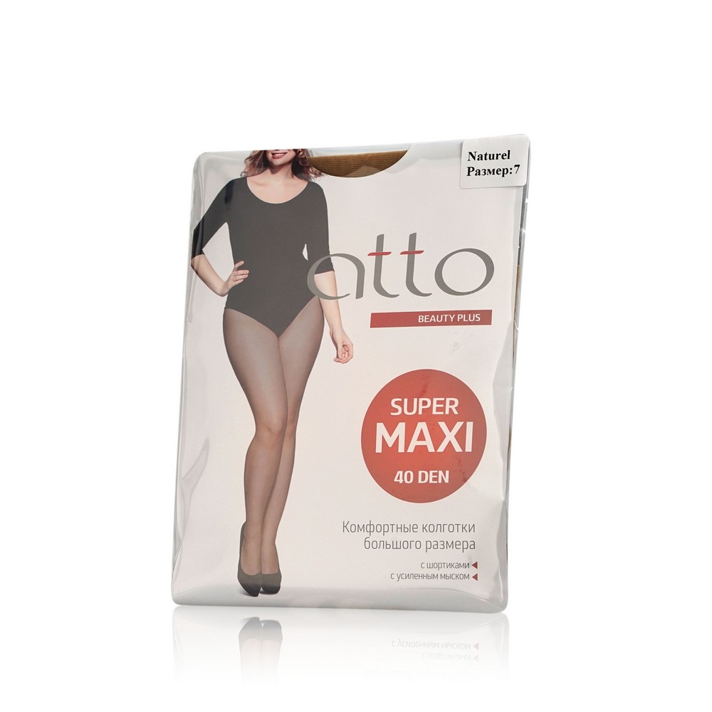 

Женские колготки Atto Beauty plus 40den Телесные 7 размер