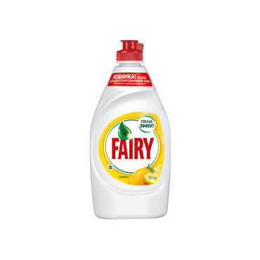Гель для мытья посуды Fairy пена эффект " Лимон " 450мл