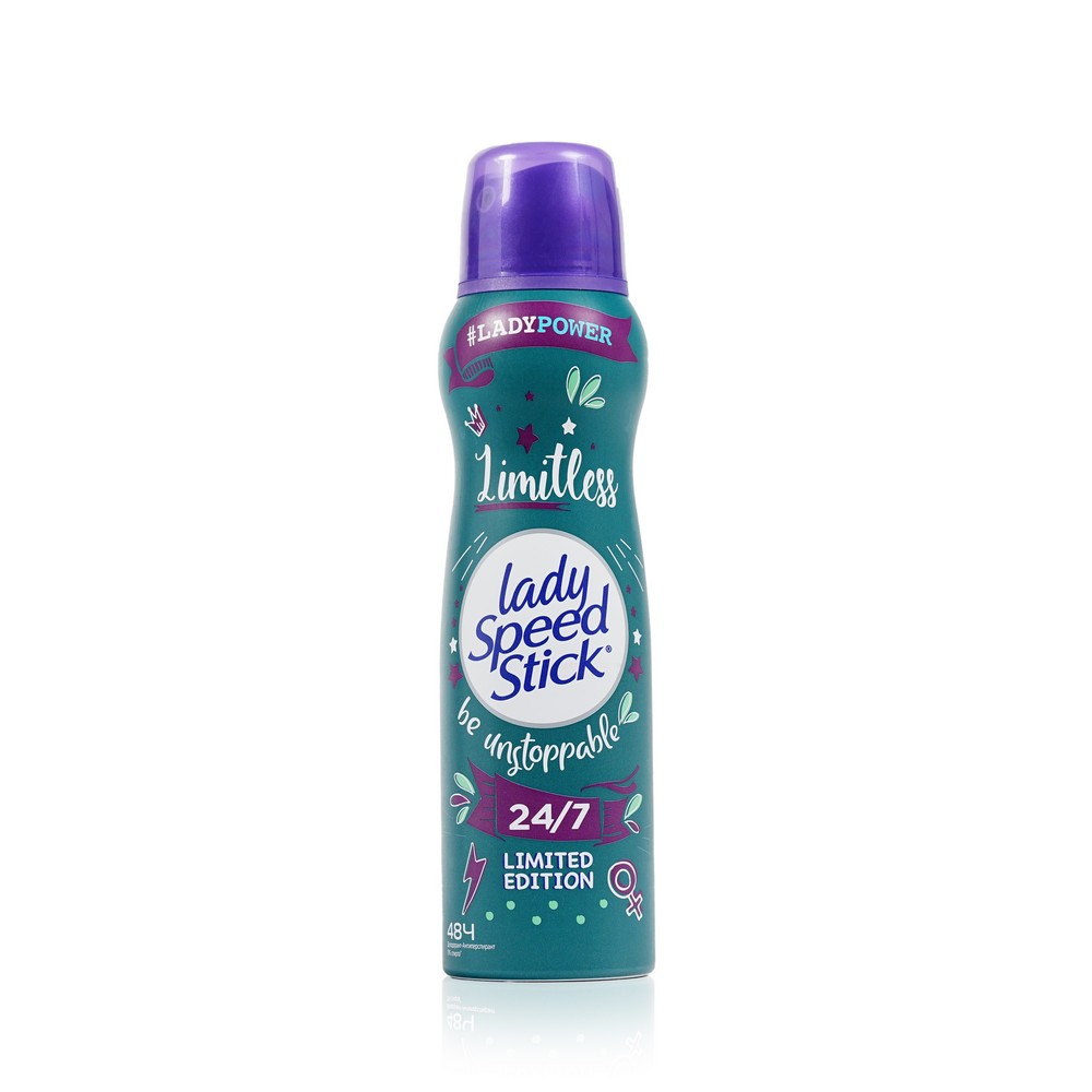 

Женский дезодорант - антиперспирант Lady Speed Stick Lady Power " Limitless " 150мл