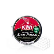 Крем для обуви Kiwi Shoe Polish из гладкой кожи , черный 50мл