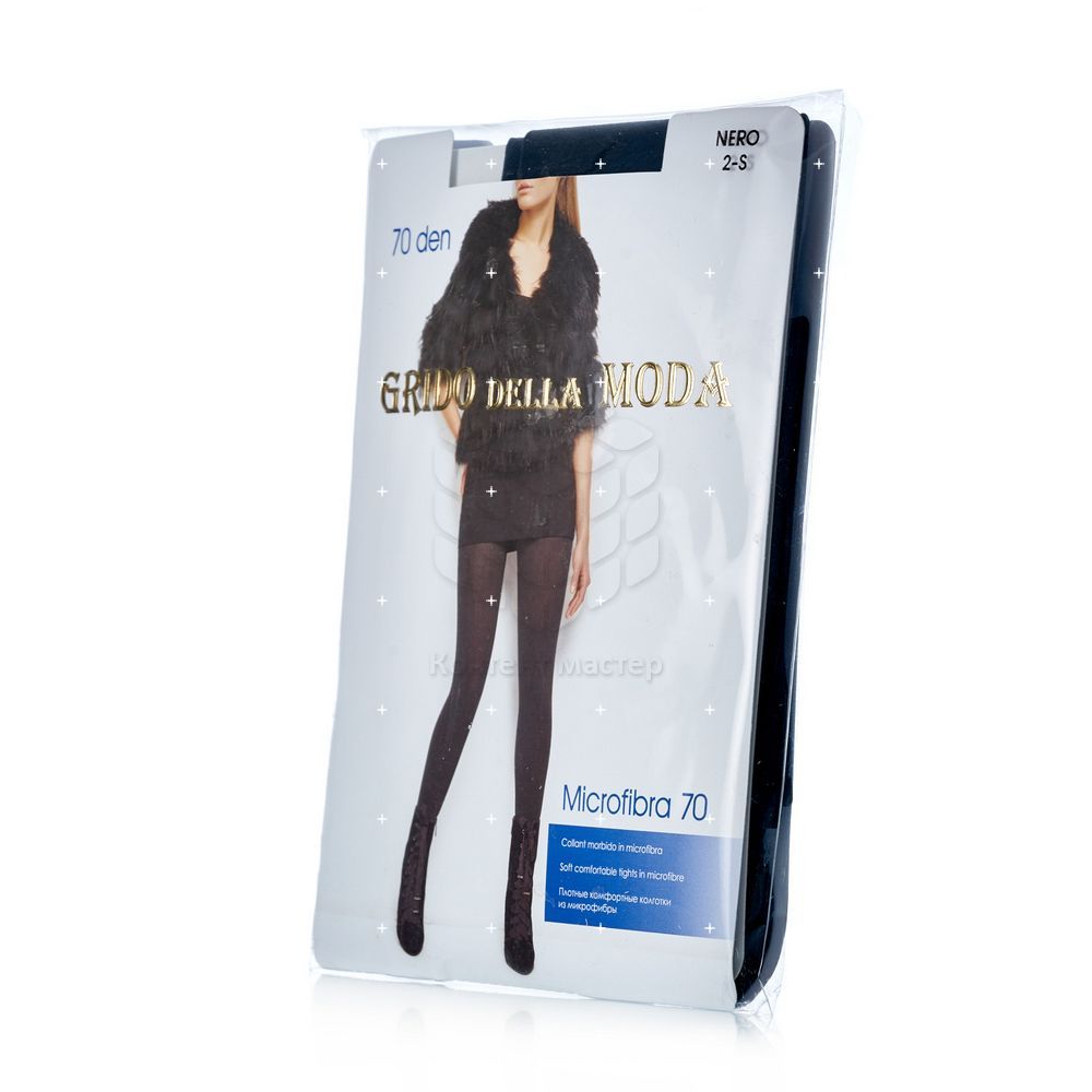 

Женские колготки Grido della Moda Velour из микрофибры 70den черные 2 размер