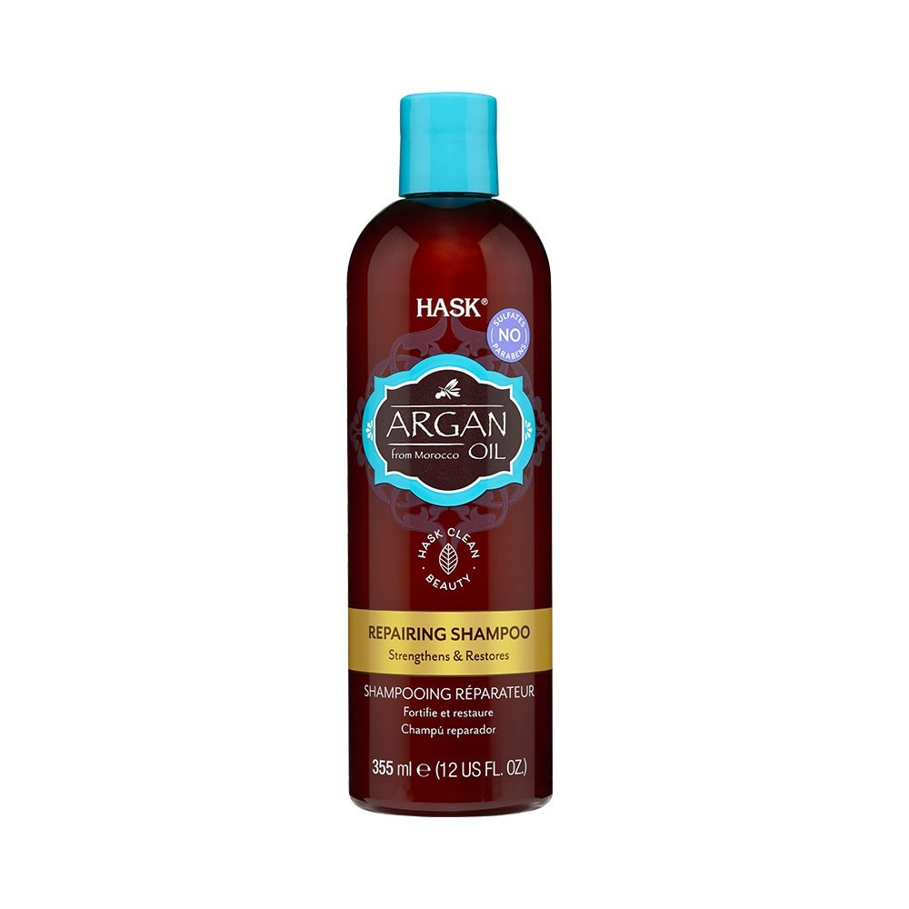 

Восстанавливающий шампунь для волос Hask ARGAN OIL с аргановым маслом 355мл