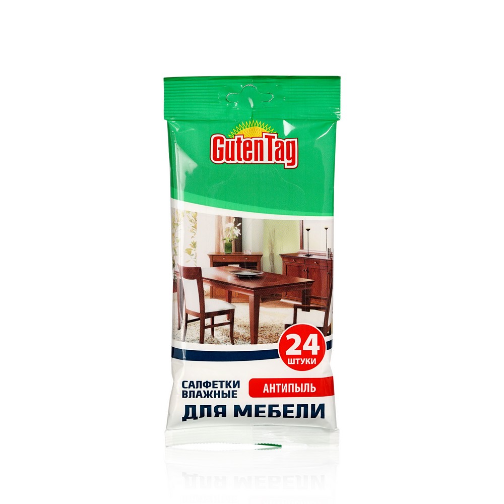 

Влажные салфетки Guten Tag для мебели 24шт
