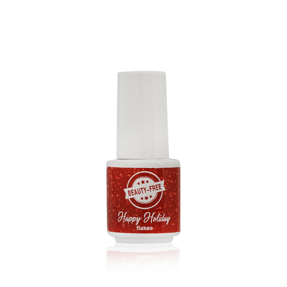 

Гель-лак для ногтей Beauty Free Happy Holiday с фольгированными хлопьями 139 4мл