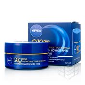 Ночной крем Nivea Q10 Plus для лица увлажняющий , против морщин 50мл
