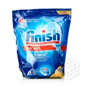 Таблетки Finish All in 1 для посудомоечных машин " Лимон " 65шт