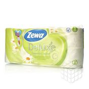 Туалетная бумага Zewa Deluxe 3х-слойная с ароматом ромашки 8шт