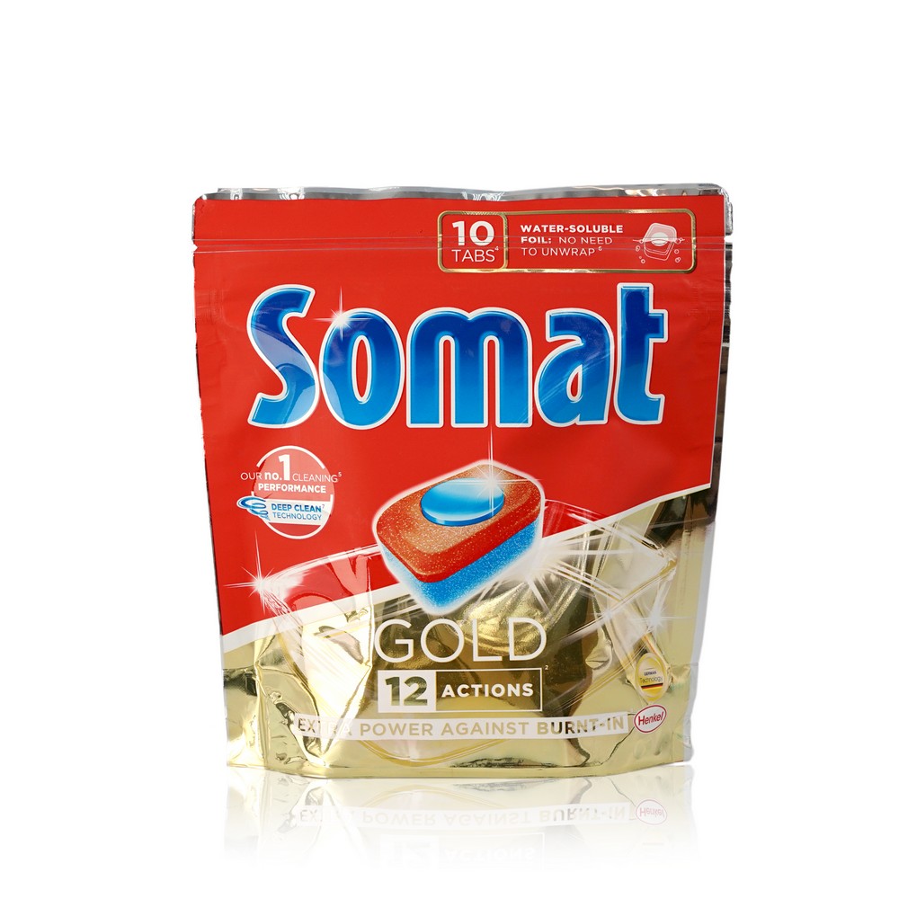 

Таблетки для посудомоечных машин Somat Gold 10шт