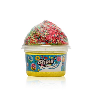 Слайм с полимерными гранулами Slime , 6+ , ассорти , 170мл