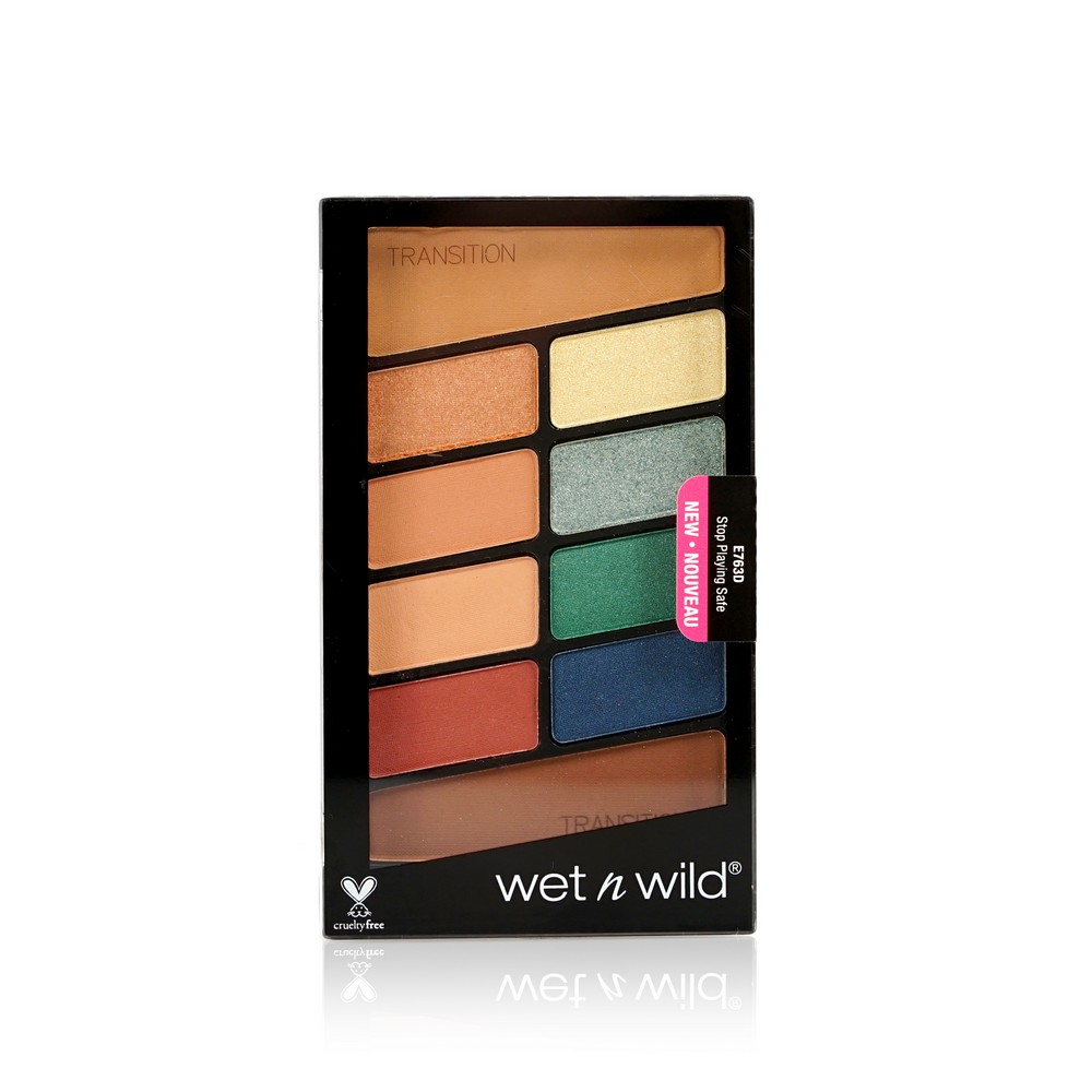 

Тени для век Wet'n Wild Color Icon 10 цветов Stop Playing Safe 8,1г