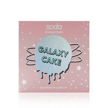 Палетка теней для век Soda Galaxy Cake #sugarbabe 001