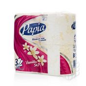 Туалетная бумага PAPIA 3х-слойная " Ванильное небо " 4шт