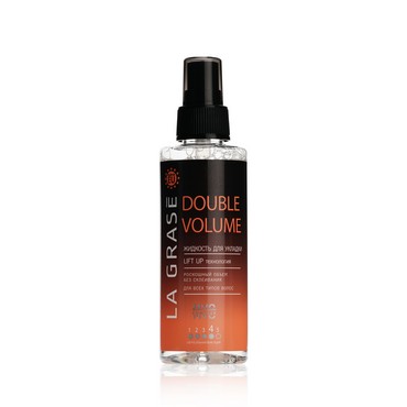 Жидкость для укладки волос La Grase Double Volume , Сверхсильная фиксация (4) , 150мл