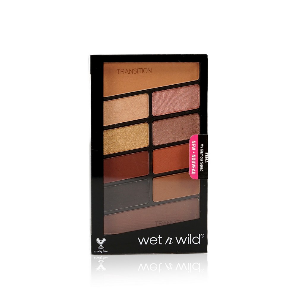 

Тени для век Wet'n Wild Color Icon 10 цветов My Glamour Squad 8,1г