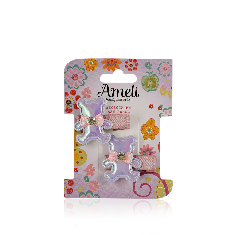 

Зажим для волос Ameli фигурный 2шт