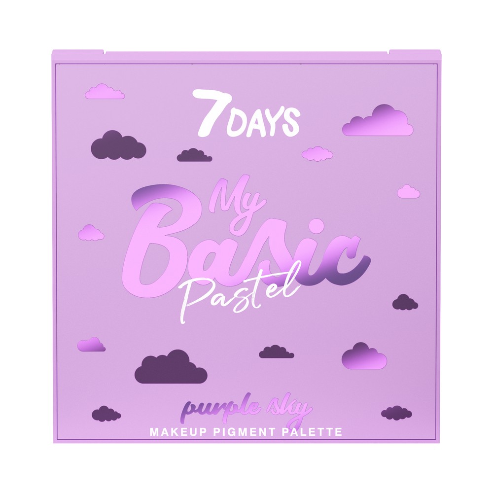 

Палетка теней для век 7 days My Basic Pastel 101 Purple Sky 9г