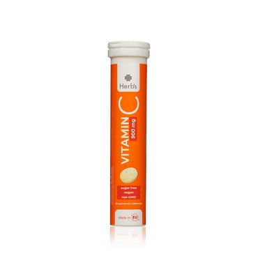 Биологически активная добавка к пище Herb's " Vitamin C 900mg " в шипучих таблетках 20шт