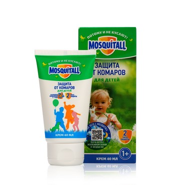 Детский крем от комаров Mosquitall Нежная защита 40мл