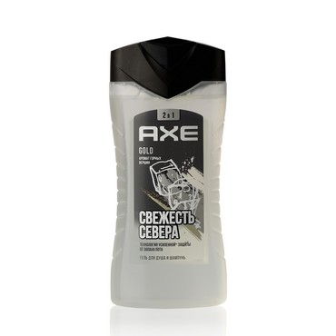 Гель для душа Axe Gold 3 в 1 для тела , лица и волос 250мл